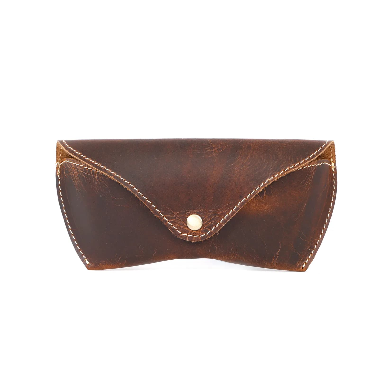 Leather Glasses Case — Brown, alternate view